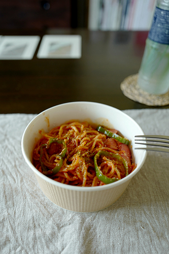 豆と麦のナポリタン